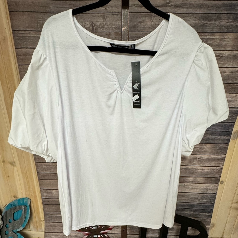 Bubble sleeve top